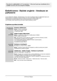 Hotesse de caisse fiche rome. Fiche Metier Vendeuse Parfumerie