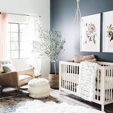 Nature and animals accents give this space an organic rustic feel. 12 Colorful Gender Neutral Nursery Palettes