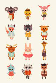 By practicing gesture drawing you will not only get better at recognizing certain aspects of poses, but you will also build a visual library of characters and models. Foxville My Weakness Is Drawing Animals In Cute Clothes Cute Animal Illustration Animal Drawings Cartoon Character Design