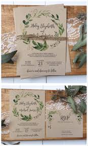Rustic Wedding Invitation Greenery Wedding Invitation Weddinginvitation Wedding Invitation Inspiration Free Wedding Invitations Greenery Wedding Invitations
