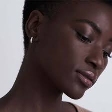 Platinum Diamond Small Hoop Huggy Earrings