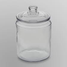 You can store some bathroom items, like. Anchor Hocking 1 2 Gallon Heritage Hill Glass Jar Glass Jars With Lids Glass Canister Set Glass Jars