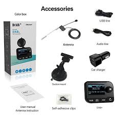 Updated In Car Dab Dab Radio Adapter Blufree Portable Dab Car Radio Adapter With Fm Transmitter Bluetooth Handsfree Car Kit Dab Radio Color Box Charger