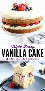 2 Bowl Easy Vegan Vanilla Cake Recipe Pairs Fluffy Vanilla Cake Layers With A Silky Vanilla Vegan Vanilla Cake Gluten Free Vanilla Cake Vegan Gluten Free Cake
