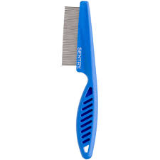 Keep a cup of warm, soapy water beside you. Sentry Flea Comb For Dogs