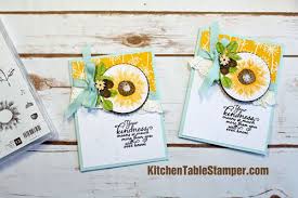 Elevate your greeting cards with paper lattice. Pretty Stampin Up Painted Harvest Card Making Process Video