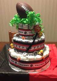 Pin By Atlanta Falcons On Little Falcons Football Baby Shower Cool Birthday Cakes Boy Birthday Cake