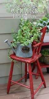 Gallery Of Garden Art Chair Ideas Empress Of Dirt Art Chair Country Garden Decor Garden Art