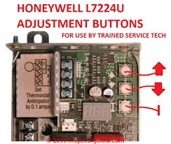 Page 1 l8151a triple aquastat® relay the l8151a is a remote bulb controller for use with hydronic heating systems that include. Honeywell L7224u Universal Oil Heating Boiler Electronic Aquastat Controller Settings Error Codes