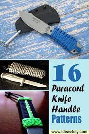 How to braid paracord on a knife handle. 16 Paracord Knife Handle Patterns Paracord Knife Wrap Paracord Knife Handle Paracord Knife Knife Handles