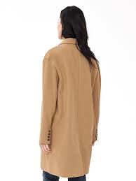 The jacket could use some. Banana Republic Wool Camel Double Breasted Coat In Natural Lyst