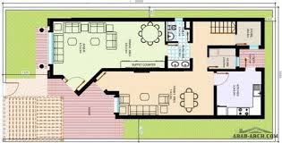 مخطط بيت دورين مساحة200م مخطط فله بمساحة200م تصاميم متنوعة بمساحة200م مخططات دورين House Plans Easy Home Decor Floor Plans