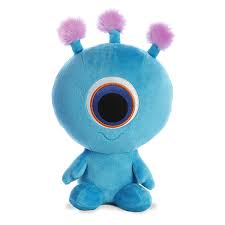 Hogli The Light Up Blue Alien Stuffed Animal Aurora Stuffed Safari