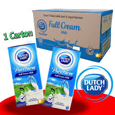 Berbeda dengan susu low fat yang harus melalui proses penyusutan lemak, maka dari itu disebut low. Dutch Lady Pure Farm Full Cream Uht Milk 1 Carton 12pkt X1 Litre 1carton Susu Berkhasiat Susu Dutchlady Shopee Malaysia