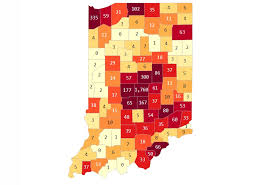 The number of positive test results has been skewed by a lack of testing. Indiana Coronavirus Map 4 5 95 3 Mnc
