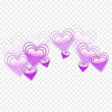 Wallpaper estetik warna ungu muda. Jantung Emoji Estetika Gambar Png