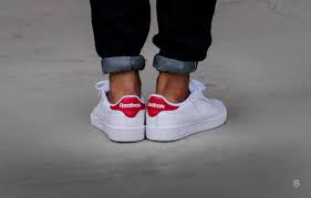 Reebok club c 85 el. Reebok Club C 85 El White Red Bd5686