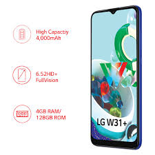 LG W31+ (Midnight Blue, HD+ FullVision ...