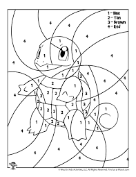 15.11.2015 · number coloring pages. Squirtle Pokemon Color By Number Coloring Page Woo Jr Kids Activities