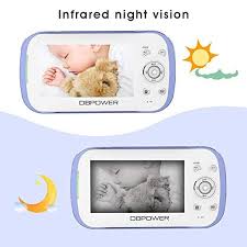 Split Screen Baby Monitor 2019 Dbpower Digital Sound Activated Video Record Baby Monitor With 4 3 Inch Color Lcd Video Monitor Baby Baby Monitor Night Vision