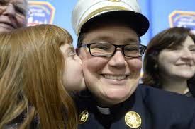 FDNY swears in first woman, openly lesbian chaplain; appoints her to  Brooklyn EMS station