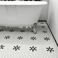 Black And White Checkered Tile Lowes Merola Tile Metro Hex Matte White With Snowflake 10 1 4 In X 11 3 4 In X 5 Mm Porcelain Mosaic Tile 8 56 Sq Ft Case Fxlm1hms The Home Depot Mosaic Flooring Mosaic Floor Tile Porcelain Mosaic