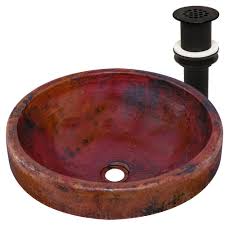 copper sink bathroom, copper bathroom, sink