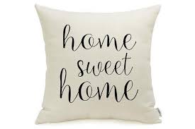 We all feel homesick, we all love our family, so here are some lovely home quotes for you. Home Sweet Home Quotes Meekio Farmhouse Pillow Covers With Home Sweet Home Quotes 46cm X 46cm For Farmhouse Decor Perfect Housewarming Gifts Matt Blatt