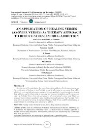 Operator pengeluaran, supervisor, juicy @ paradigm/subang parade and more on indeed.com Pdf An Application Of Healing Verses As Syifa Verses As Therapy Approach To Reduce Stress In Drug Addiction