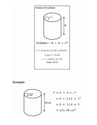There are three surfaces in a cylinder, one curved and two circular bases. How To Calculate The Volume Of A Cylinder 4 Steps With Pictures