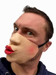 Funny Half Face Mask Kiss Jagger Big Lips Girl Pout Lip Stag Party  Accessory | eBay