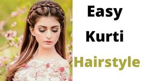Easy Kurti Hairstyle For Girls Traditional Hairstyle For Indian Girls Very Easy Hairstyle In 2022 Easy Hairstyles Very Easy Hairstyles Traditional Hairstyle