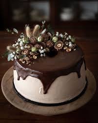 Simmer Boyle Chocolate Coffee And Hazelnut Chiffon Cake Coffee Cake Decoration Chocolate Cake Decoration Dessert Cake Recipes