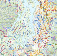 Winter Steelhead Streams In Puget Sound From Salmonscape Map Washington Department Of Fish And Wildlife Map Interactive Map Steelhead
