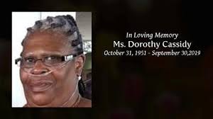 Dorothy Cassidy Obituary