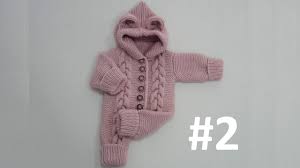 bu aralar nette cok aranan en cok orulen kapusonlu kulakli orgu bebek tulumu 1 2 yas bebeklere gore sis ornegi te baby knitting patterns bebek tulumu kapusonlu