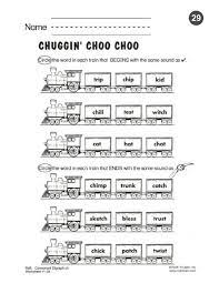 Circle The Word In Each Of The First 3 Trains That Begins With The Same Sounds As Check Then Circle The W Phonics Worksheets Phonics Phonics Worksheets Free