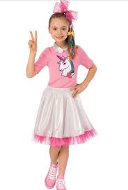 Jojo Siwa Unicorn Halloween Costume Bow With Braids Skirt Shirt Large 10 12 Halloween Costumes For Kids Unicorn Halloween Costume Boy Halloween Costumes