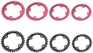 Kettenblatt 32 34 36 38 Zahne Mtb Kettenblatt Schmales Breites Kettenblatt 104 Bcd Bmx Mtb Moutain Fahrrad Kettenblatt Kettenblattschutz Einzelne Geschwindigkeits Kurbel Kettenring Schwarzes Rot Amazon De Sport Freizeit