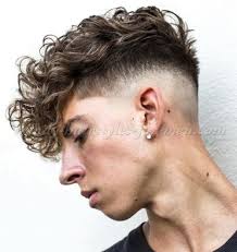 Fade Hairstyles Skin Fade Textured Curly Crop With Heavy Fringe Curly Hair Men Haircuts For Men Low Skin Fade