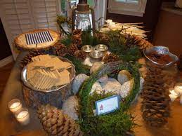Here are 20 great ideas for outdoor table decoration, look at them and maybe you will find inspiration for perfect decoration for. Outdoor Themed Party I Hosted Campfire With S Mores