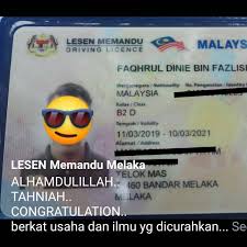 Salinan lesen memandu jika ada. Lesen Memandu Melaka Sekolah Memandu Di Kandang Melaka