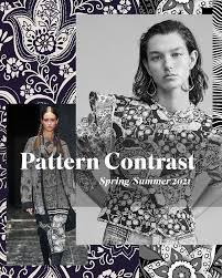 Spring Summer 2021 Print Trend Pattern Contrast Trend Forecasting Print Trends Fashion Trend Forecast