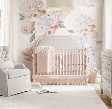 Muursticker Set Grand Peony Baby Zimmer Ideen Girl Nursery Room Baby Girl Nursery Room Baby Room Decor