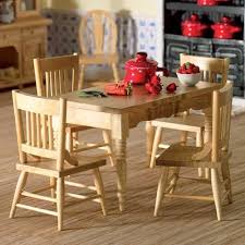 The octagon shape provides adequate seating for five or. Dollhouse Furniture Room Items Dollhouse Miniature Unfinished Octagon Kitchen Or Dining Room Table 1 12 Scale Dolls Teddy Bears Goothai Com