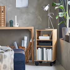 Ravaror Open Kast Op Wielen Eikenfineer 34x69 Cm Ikea Shelves Shelving Unit Shelf Unit