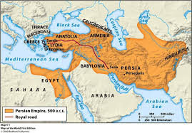 Map of the Persian Empire (Circa 500 BCE). Source:... | Download Scientific  Diagram