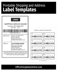 Print these label designs on blank laser or inkjet label printer sheets. Ms Word Printable Shipping And Address Label Templates Office Templates Online