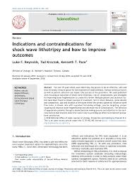 Pdf Indications And Contraindications For Shockwave Lithotripsy And How To Improve Outcomes