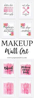 Makeup Wall Art The Perfect Finishing Touch To Your Beauty Room Makeup Wall Art Makeup Rooms Beauty Room